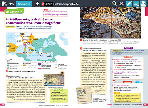 manuel numérique simple Histoire Géographie 5e