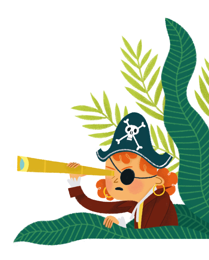 Image décorative montrant un pirate