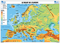 Carte murale - Europe