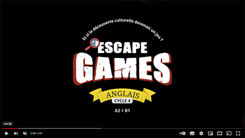 Escape Games Anglais A2 > B1