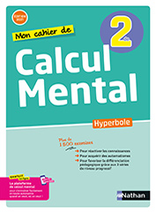 Cahier de Calcul mental Hyperbole 2de/1re