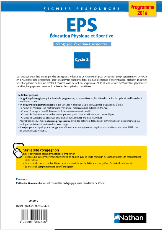 EPS Éducation Physique et Sportive Cycle 2 