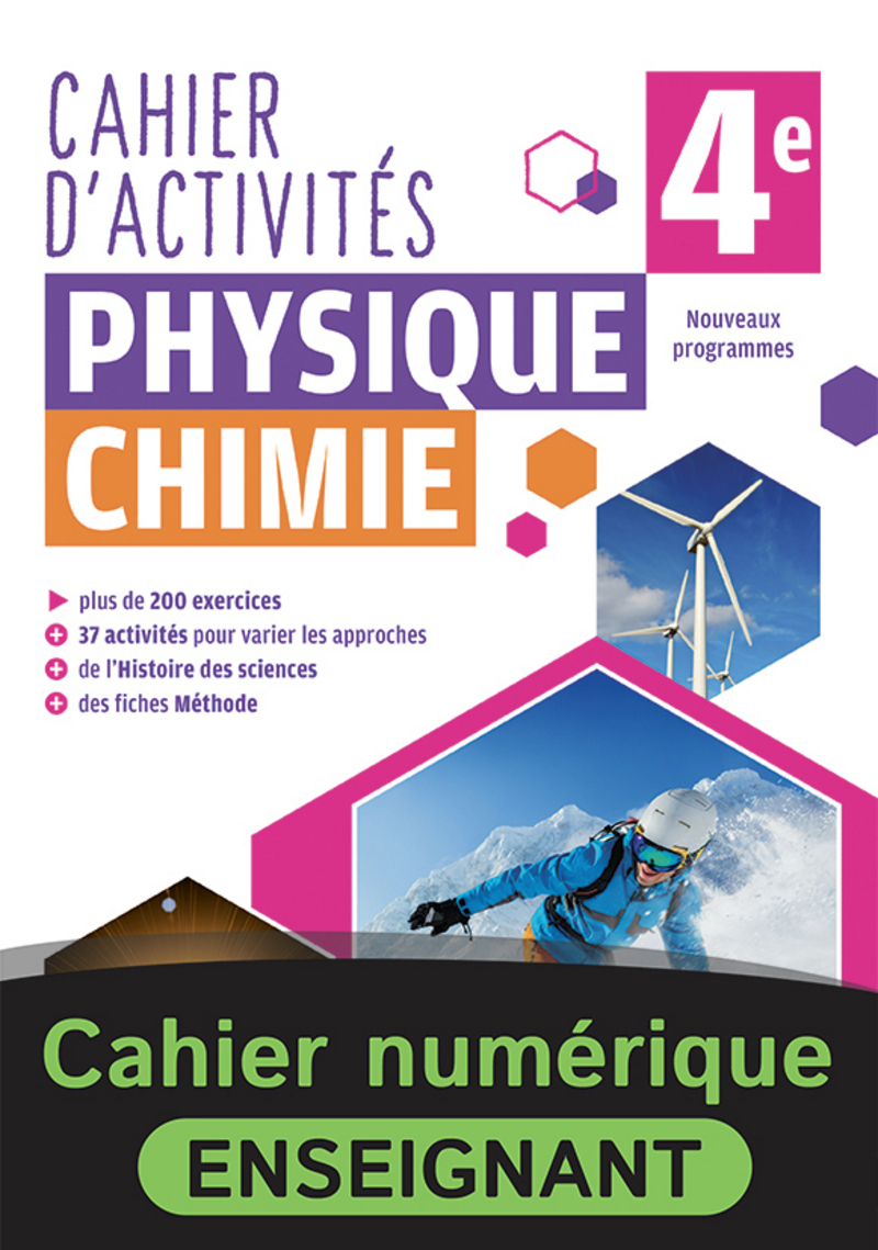 Manuel Physique Chimie Cycle 4 Nathan Cahier de Physique-Chimie 4e - Cahier numérique enseignant