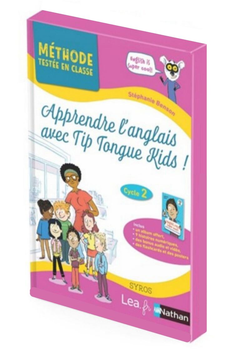Apprendre l'anglais avec Tip Tongue Kids - Cycle 2 - coffret pédagogique  clés en main : guide, roman, flashcards, ressources numériques - Nouveauté  2022 - Coffret pédagogique - 9782091254791