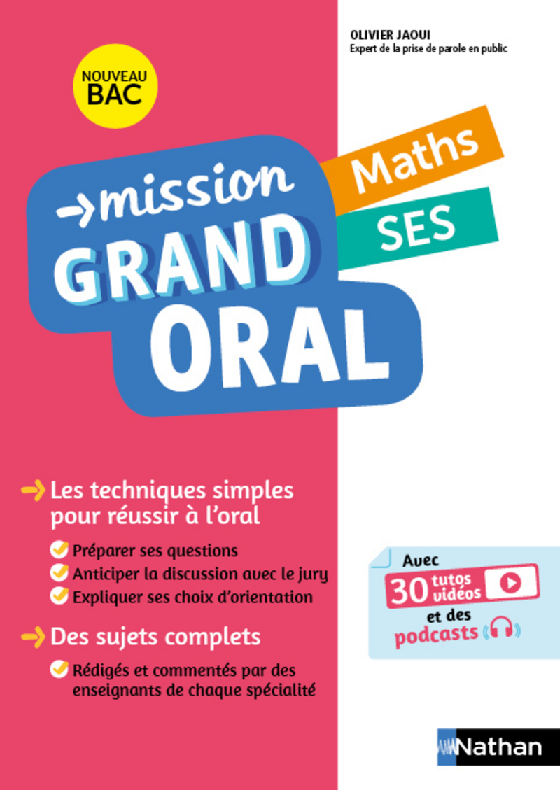 Mission Grand Oral - Maths / SES - Terminale - Nouveau Bac ...