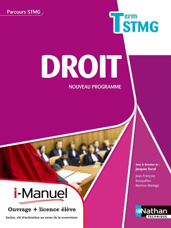 Nathan Droit Terminale Stmg Corrigé Pdf Droit - Tle STMG - i-Manuel bi-média-livre + licence élève en ligne