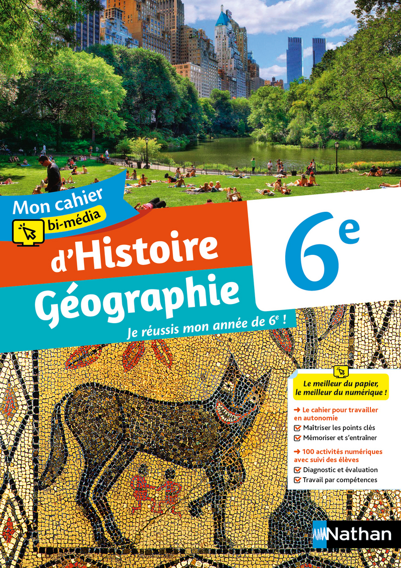 Histoire géographie 5ème Nathan Corrigé Pdf Mon cahier bi-média d'Histoire Géographie 6e - Cahier de l'élève