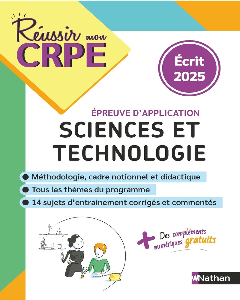 CRPE Sciences et Technologie épreuve écrite d'application nouveau