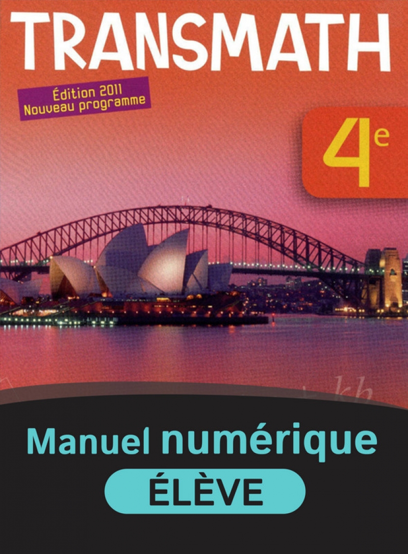 Manuel De Maths 4ème Transmath En Ligne Transmath 4e - Manuel numérique élève - 9782091129839 | Éditions Nathan