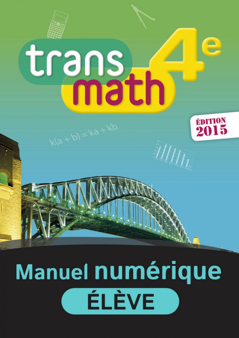 Manuel De Maths 4ème Transmath En Ligne Transmath 4e - Manuel numérique élève - 9782091139616 | Éditions Nathan