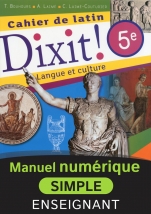 Dixit! Cahier de latin 5e