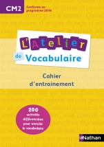 Pack 5 cahiers l'Atelier de vocabulaire CM2 