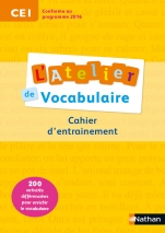 Pack 5 cahiers L'Atelier de Vocabulaire CE1