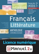 Français Littérature - Anthologie chronologique - 2de/1re 