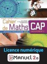 Cahiers de Maths - CAP Groupement 2