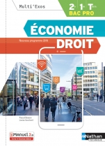 Economie-Droit - 2de/1re/Tle Bac Pro - coll. Multi Exos - licence 3 ans