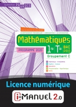 Mathématiques - 1re/Tle Bac Pro - Groupement C