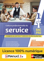 Culture professionnelle du service - 1re/Tle Bac Pro CSR