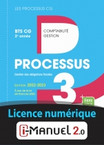 Processus 3  -  BTS CG 2ème année  (Les processus CG)  i-Manuel 2.0-CNS - 2022