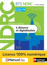 Relation client à distance et digitalisation - BTS NDRC 1ère et 2ème années
