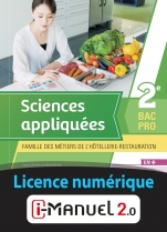 Sciences appliquées - 2de Bacs Pro Cuisine & Commercialisation et Services en Restauration