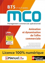 Animation et dynamisation de l'offre commerciale  -  BTS MCO 1ère et  2ème années 