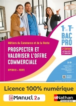 Prospecter et valoriser l'offre commerciale - Opt B - 1re/Tle Bac Pro Métiers du Commerce et de la Vente