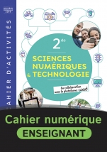 Cahier de Sciences numériques et Technologie 2de