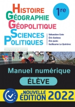 Histoire-Géographie, Géopolitique, Sciences Politiques - 1re