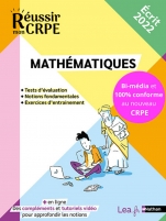 Réussir mon CRPE 2022 - Mathématiques écrit - 100% conforme au nouveau concours Professeur des écoles - Compléments et tutoriels en ligne inclus