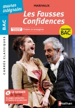 Les Fausses Confidences de Marivaux - BAC Français 1re 2022 - Parcours associé : Théâtre et stratagème - édition intégrale - Carrés Classiques Oeuvres Intégrales