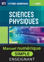 Sciences Physiques BTS Systèmes Numériques 1ère année