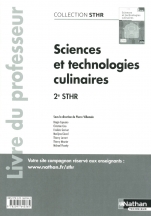 Sciences et technologies culinaires 2e STHR