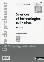 Sciences et technologie culinaires 1re STHR