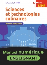 Sciences et technologies culinaires Tle 