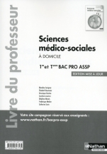 Sciences médico-sociales 1re et Tle Bac Pro ASSP option « À domicile » 