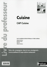 Cuisine - CAP Cuisine 1re et 2e années