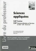 Sciences appliquées - CAP Cuisine et CAP Commercialisation et Services en HRC