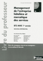 Management de l'entreprise Hôtelière et Mercatique des services (MEHMS) - 1re année BTS MHR