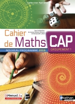 Cahier de Maths  - CAP Groupement 1