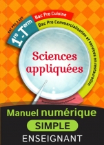 Sciences appliquées - 1re/Tle Bac Pro Cuisine - CSR