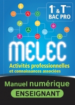 Activités professionnelles et connaissances associées 1re/Tle Bac Pro MELEC