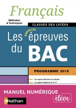Français - Les nouvelles épreuves du Bac - Classes des lycées 