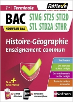 Guide - Histoire-Géographie - 1re/Tle voie technologique - STMG/ST2S/STI2D/STL/STHR/STD2A - Réflexe - 2025