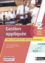 Gestion appliquée - 2de Bacs Pro Cuisine & Commercialisation et Services en Restauration