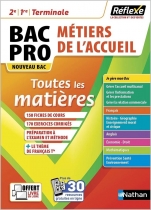 Toutes les matières -  Bac Pro Métiers de l'Accueil - Réflexe - 2025