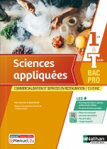 Sciences appliquées - 1re/Tle  Bac Pro Cuisine - CSR