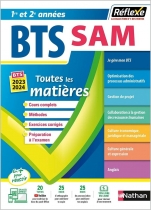 Toutes les matières - BTS SAM - Réflexe - Examens 2023-2024