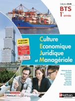 Culture économique juridique et managériale - BTS 1  (CEJM)  Livre + licence élève - 2022