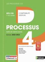Processus 4  -  BTS CG 1ère et 2ème années (Les processus CG)  Livre + licence élève - 2022